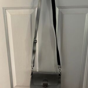 Zara Silver Metallic Small Purse